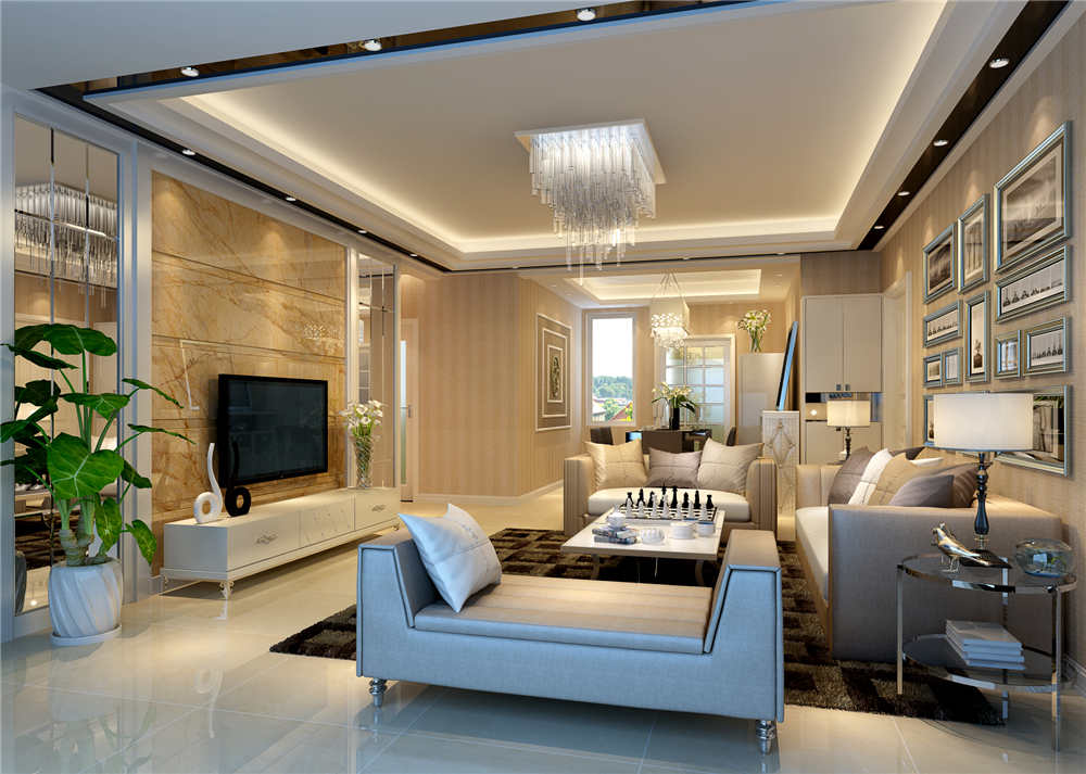 龍湖九里晴川-現(xiàn)代簡約-臥室設計效果圖