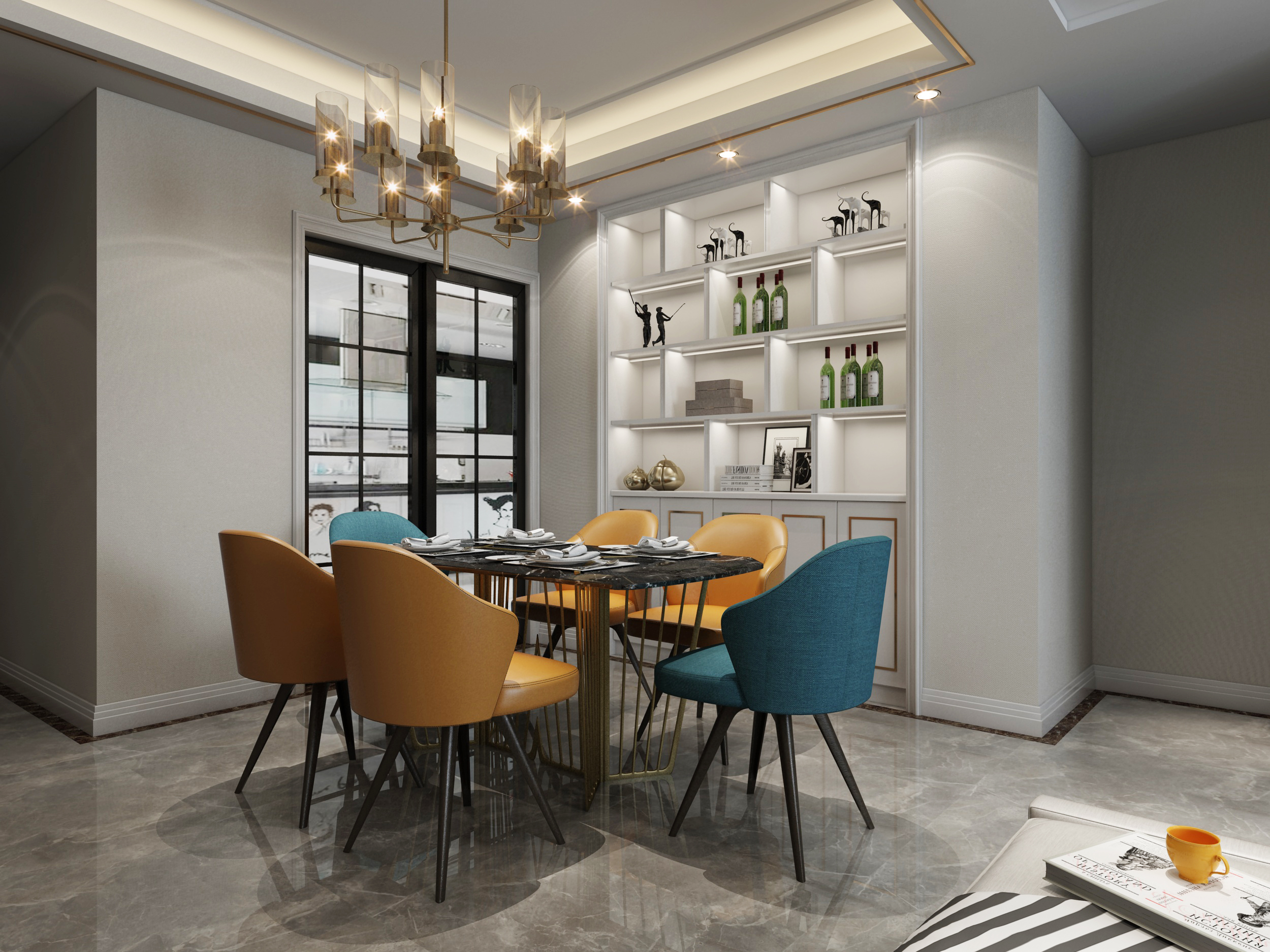 龍湖九里晴川-現(xiàn)代簡約-臥室設計效果圖